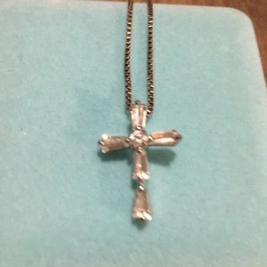 Fashion cross necklace 18”